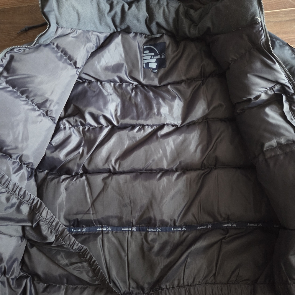 Mens XXL KAMIK Winter Jacket, Blue/charcoal - Picture 2 of 5